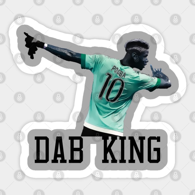 Dab King - Paul Pogba Sticker by sfajar